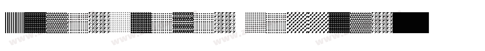 Serangkaian Pattern字体转换